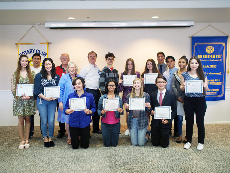 2018 Monrovia Rotary Scholarships Awarded