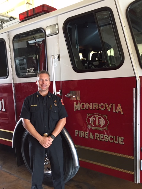Club Inducts New Fire Chief