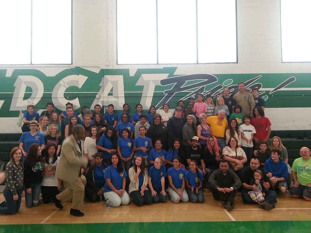 Rotary/Interact “Stop Hunger Now” event packages over 14,000 meals